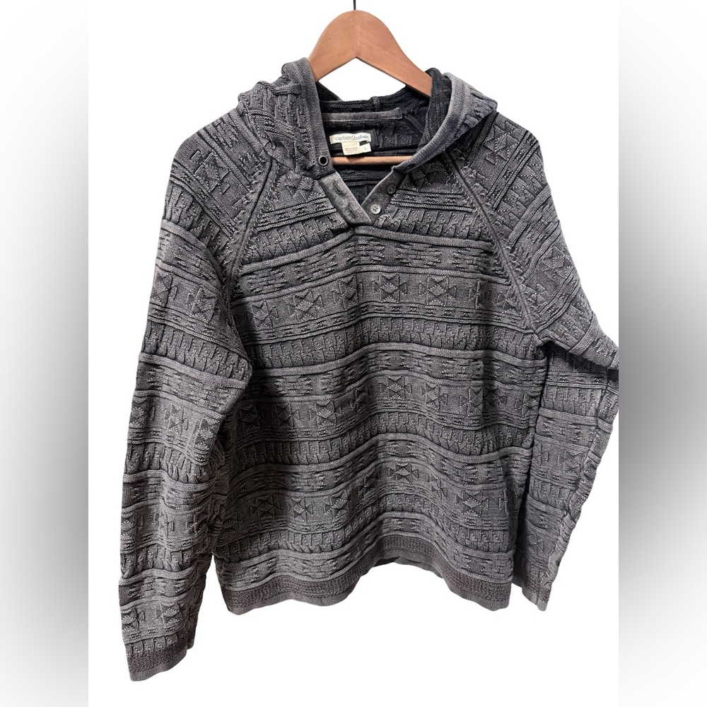 Carbon 2 Cobalt Aztec Pullover Sweater